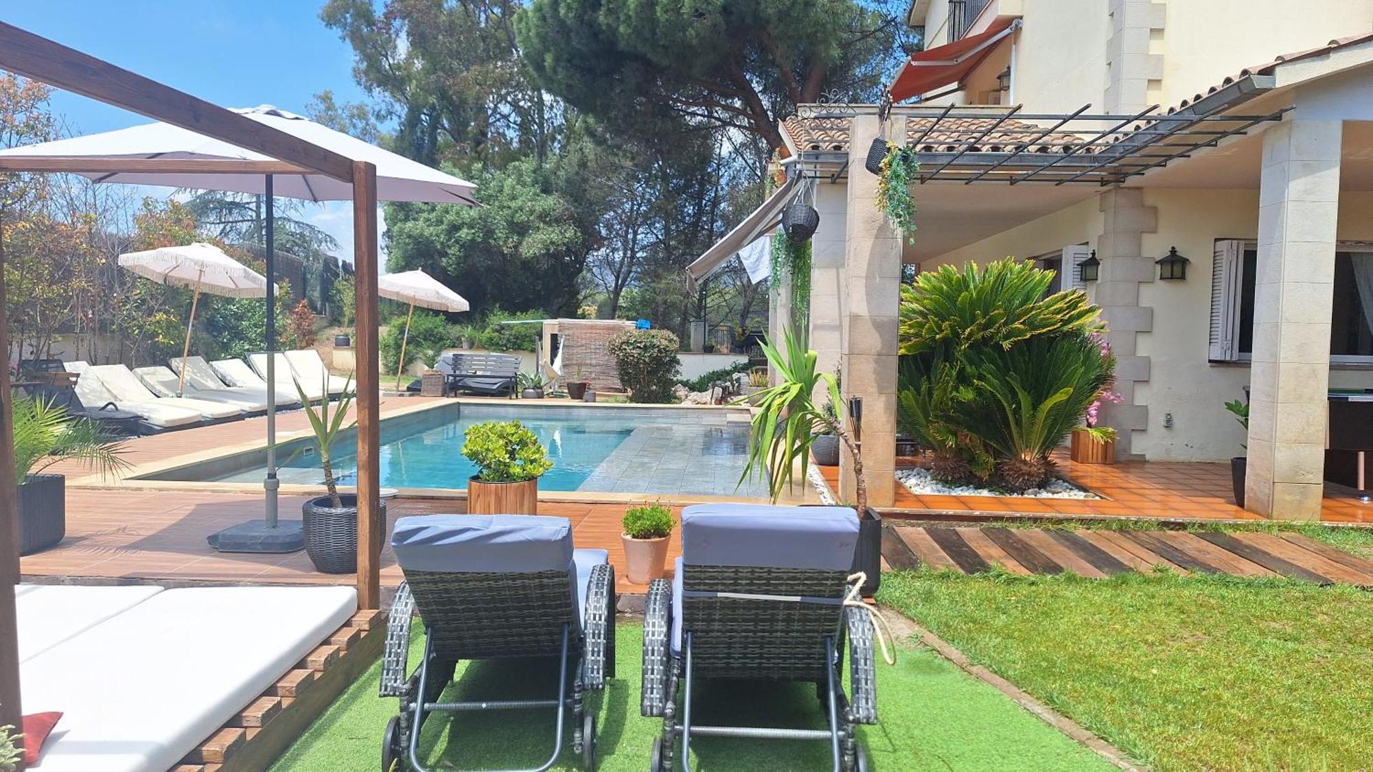 Les Canyes Cottage, Private Villa Resort Piera Esterno foto
